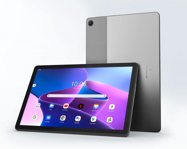 Lenovo Tab M10 (3ème génération) - Tablette Tactile 10,1 pouces WUXGA (Unisoc T610, 8 cœurs, 4 Go de RAM, 64 Go eMMC, Android 11, WiFi + Bluetooth) - Gris foncé