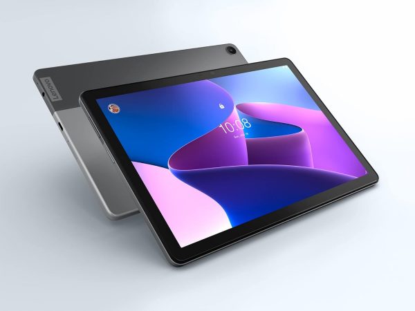 Lenovo Tab M10 (3ème génération) - Tablette Tactile 10,1 pouces WUXGA (Unisoc T610, 8 cœurs, 4 Go de RAM, 64 Go eMMC, Android 11, WiFi + Bluetooth) - Gris foncé