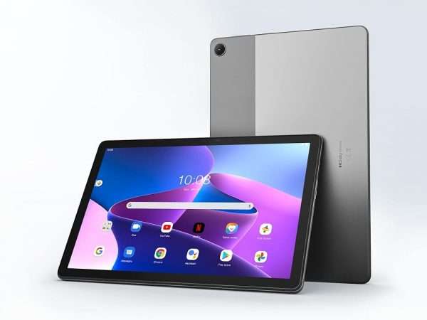 Lenovo Tab M10 (3ème génération) - Tablette Tactile 10,1 pouces WUXGA (Unisoc T610, 8 cœurs, 4 Go de RAM, 64 Go eMMC, Android 11, WiFi + Bluetooth) - Gris foncé