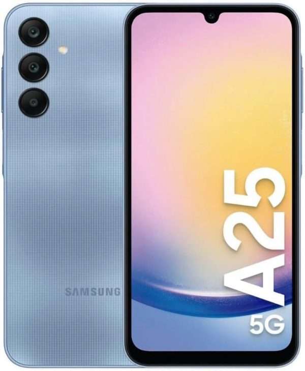 Samsung Galaxy A25 5G 16,5 cm (6,5") USB Type-C 6 Go 128 Go 5000 mAh Bleu, SM-A256BZBDEUE