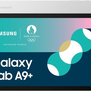 Samsung Galaxy Tab A9+ Tablette Android, 128 Go de Stockage, Grand écran de 11", Wifi, Son 3D, Argent (version FR)