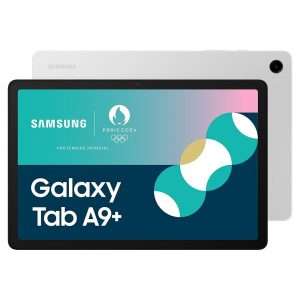 Samsung Galaxy Tab A9+ Tablette Android, 128 Go de Stockage, Grand écran de 11", Wifi, Son 3D, Argent (version FR)