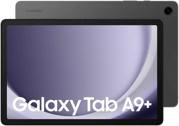 Tablette Android Samsung Galaxy Tab A9+, 128 Go de stockage, Wi-Fi, écran de 27,9 cm (11 pouces), son 3D, gris (version espagnole)