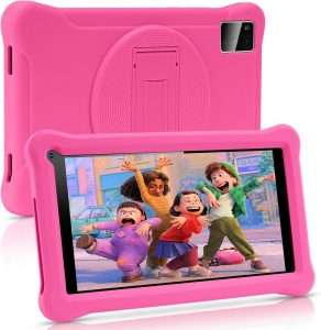 Tablette Enfants SUMTAB 7 Pouces Android 13 avec certification GMS, 8 (3+5) Go de RAM, 64 Go de ROM (carte TF 128 Go), applications pré-installées, Wi-Fi, contrôle parental