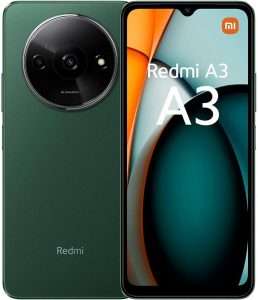 Xiaomi Redmi A3 Vert Forêt 3+64 Go 6,71" 90 Hz HD+