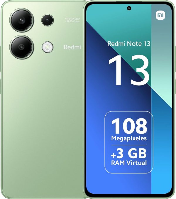 XIAOMI REDMI NOTE 13 8/256G 4G Bleu, Écran 6.67'', Smartphone Débloqué, Batterie 5000 mAh, Mémoire ROM 256GO, RAM 8GO, Android 13, Processeur Snapdragon® 685, Gravure en 6nm,