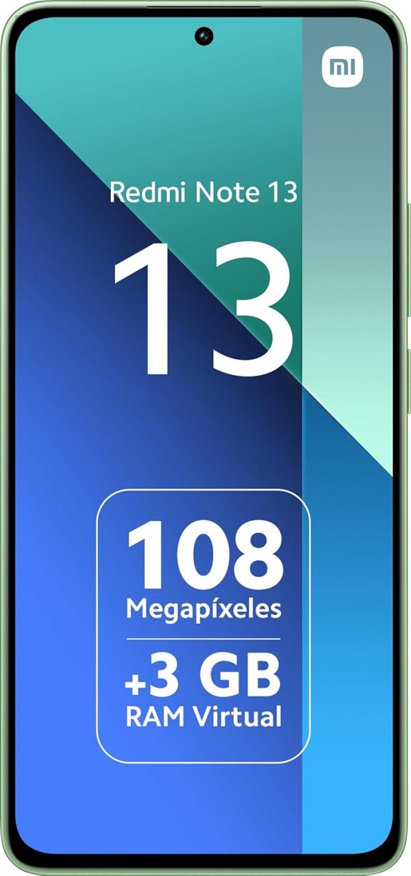 XIAOMI REDMI NOTE 13 8/256G 4G Bleu, Écran 6.67'', Smartphone Débloqué, Batterie 5000 mAh, Mémoire ROM 256GO, RAM 8GO, Android 13, Processeur Snapdragon® 685, Gravure en 6nm,