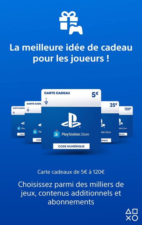 20€ Carte Cadeau PlayStation | Compte PSN français uniquement [Code par Email]