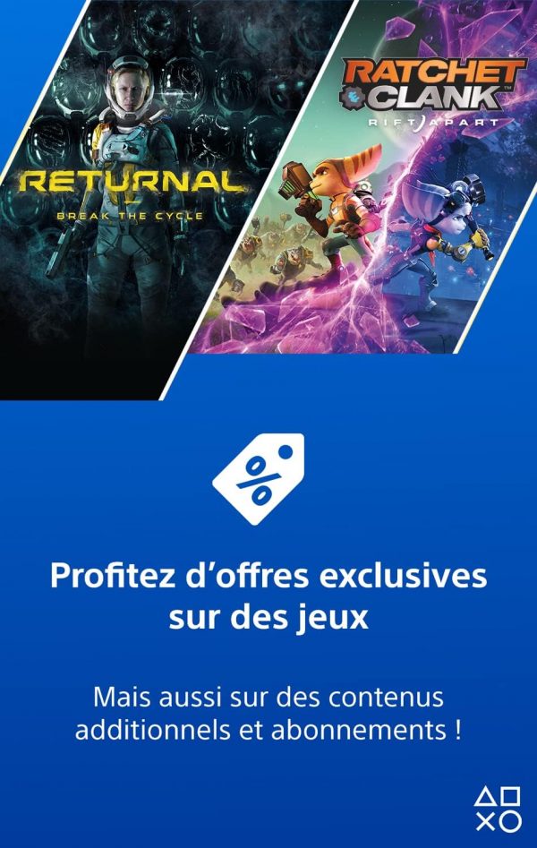 20€ Carte Cadeau PlayStation | Compte PSN français uniquement [Code par Email]