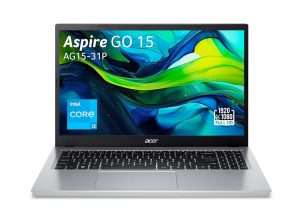 Acer Aspire Go 15 AG15-31P-342L, Ordinateur Portable 15,6'' Full HD LCD, PC Portable (Processeur Intel Core i3-N305, RAM 8 Go, SSD 512 Go, Graphiques Intel UHD, Windows 11),...