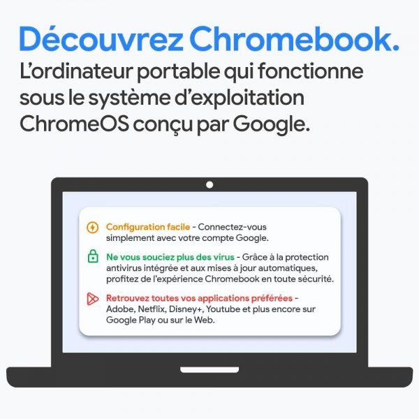 Acer Chromebook 314 CB314-2H-K6CV Ordinateur Portable 14'' HD, PC Portable (MTK MT8183, RAM 8 Go DDR4X, 64 Go eMMC, Arm Mali-G72 MP3, Chrome OS) - Clavier AZERTY, Ordinateur...