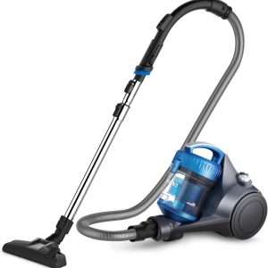 Aspirateur sans sac Eureka WhirlWind, aspirateur traîneau silencieux, aspirateur cyclonique léger et puissant pour tapis, sols durs, poils d'animaux et poussière, 700W, 1,5L, bleu