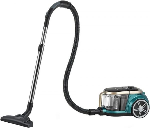 Aspirateur sans sac Eureka WhirlWind, aspirateur traîneau silencieux, aspirateur cyclonique léger et puissant pour tapis, sols durs, poils d'animaux et poussière, 700W, 1,5L, bleu