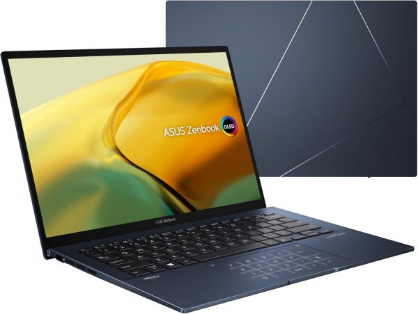 ASUS Zenbook 14 OLED UX3402VA-KM553W Ordinateur Portable Écran 14'' 2,8K OLED (Intel Core i9 13900H, 16 Go RAM, 1 To SSD, Graphiques Iris X) Windows 11 Clavier rétroéclairé AZERTY