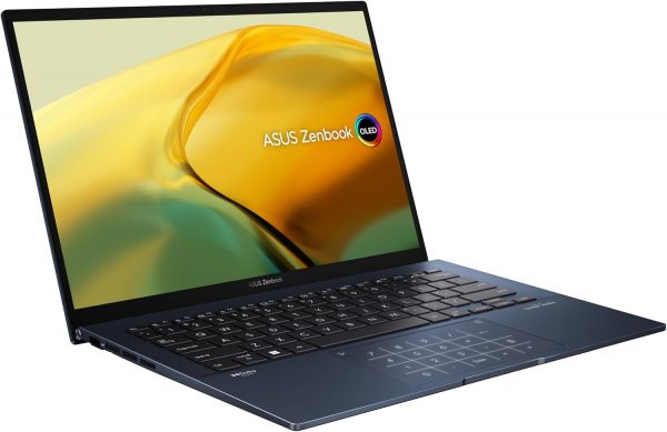 ASUS Zenbook 14 OLED UX3402VA-KM553W Ordinateur Portable Écran 14'' 2,8K OLED (Intel Core i9 13900H, 16 Go RAM, 1 To SSD, Graphiques Iris X) Windows 11 Clavier rétroéclairé AZERTY