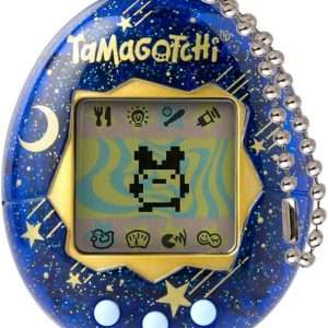 Bandai - Tamagotchi - Tamagotchi Original - Nuit étoilée - Animal électronique virtuel avec écran couleur, 3 boutons et jeux - Jouet animal interactif pour enfants