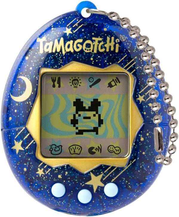 Bandai - Tamagotchi - Tamagotchi Original - Nuit étoilée - Animal électronique virtuel avec écran couleur, 3 boutons et jeux - Jouet animal interactif pour enfants