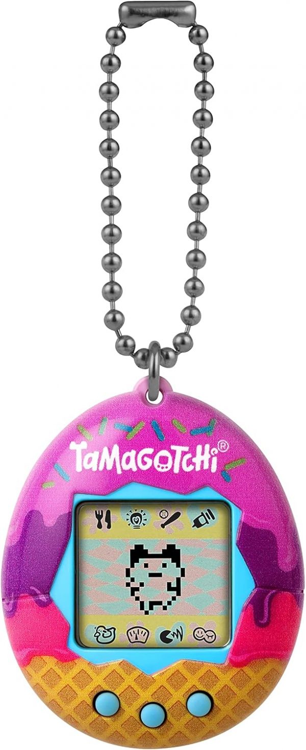 Bandai - Tamagotchi - Tamagotchi Original - Nuit étoilée - Animal électronique virtuel avec écran couleur, 3 boutons et jeux - Jouet animal interactif pour enfants