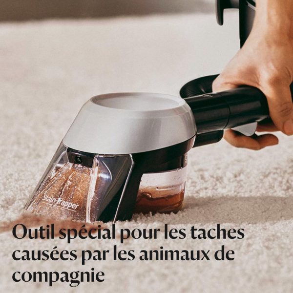 BISSELL SpotClean Pet Pro, Shampouineuse pour Canapé, Moteur Puissant de 750W, Idéal pour les Propriétaires d'Animaux, Nettoyeur pour Tapis, Moquettes, Meubles, Tissus, Voiture &