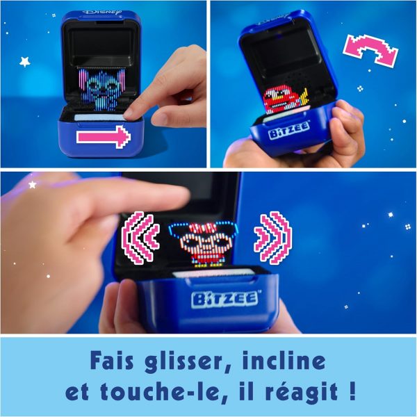 Bitzee Disney - Mon Animal Interactif Bitzee - Animal Numérique 3D Que Vous Pouvez Vraiment Toucher - Boîtier Électronique 30 Compagnons Interactifs - Sons, Réactions Et Jeux - Jeu