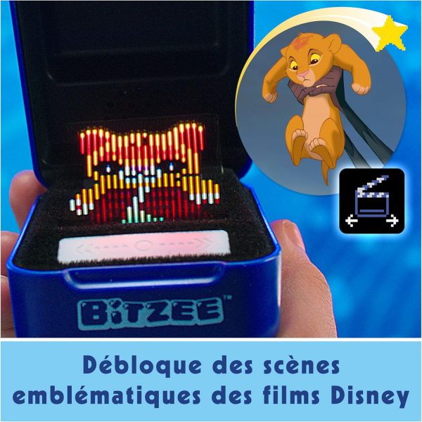 Bitzee Disney - Mon Animal Interactif Bitzee - Animal Numérique 3D Que Vous Pouvez Vraiment Toucher - Boîtier Électronique 30 Compagnons Interactifs - Sons, Réactions Et Jeux - Jeu