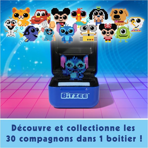 Bitzee Disney - Mon Animal Interactif Bitzee - Animal Numérique 3D Que Vous Pouvez Vraiment Toucher - Boîtier Électronique 30 Compagnons Interactifs - Sons, Réactions Et Jeux - Jeu