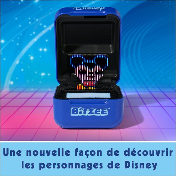 Bitzee Disney - Mon Animal Interactif Bitzee - Animal Numérique 3D Que Vous Pouvez Vraiment Toucher - Boîtier Électronique 30 Compagnons Interactifs - Sons, Réactions Et Jeux - Jeu