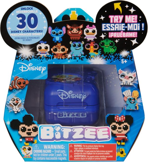 Bitzee Disney - Mon Animal Interactif Bitzee - Animal Numérique 3D Que Vous Pouvez Vraiment Toucher - Boîtier Électronique 30 Compagnons Interactifs - Sons, Réactions Et Jeux - Jeu