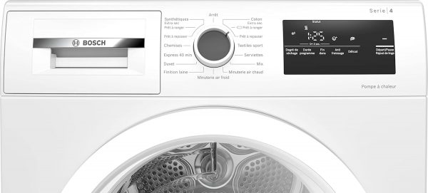 Bosch Électroménager Sèche-linge, Blanc, 8,0 kg