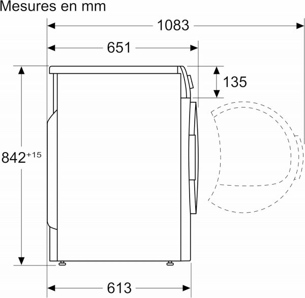 Bosch Électroménager Sèche-linge, Blanc, 8,0 kg