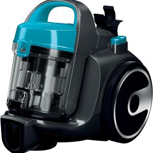 Bosch Électroménager Série 2, BGS05X240, aspirateur traîneau sans sac compact et léger, rayon d'action de 9 m, pour tous les types de sols, avec accessoire spécial poils, turquoise