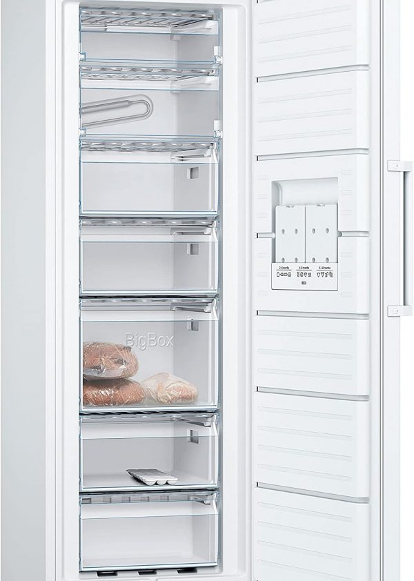 Bosch GSV33VWEV, Série 4, Congélateur armoire, 231 L, 176 x 60 cm, Blanc