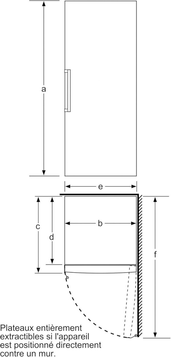 Bosch GSV33VWEV, Série 4, Congélateur armoire, 231 L, 176 x 60 cm, Blanc