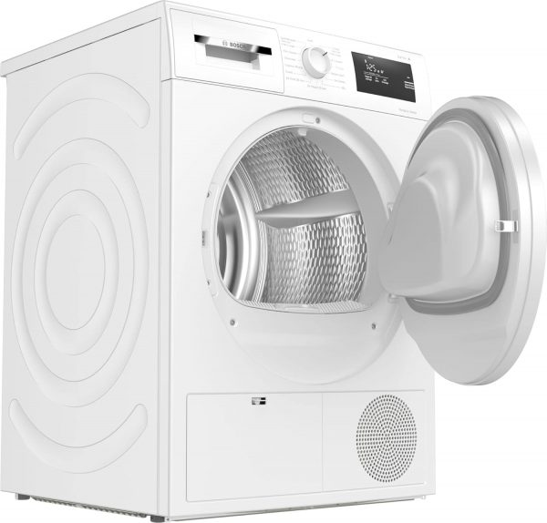 Bosch WQG233D0FR - Série 6 - Sèche-linge à pompe à chaleur - 8 kg - 112 L - Design AntiVibration - Blanc