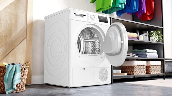 Bosch WTN83218FR Série 4 - Sèche-linge à condensation - 7kg - 112 L - Design Antivibration - Blanc