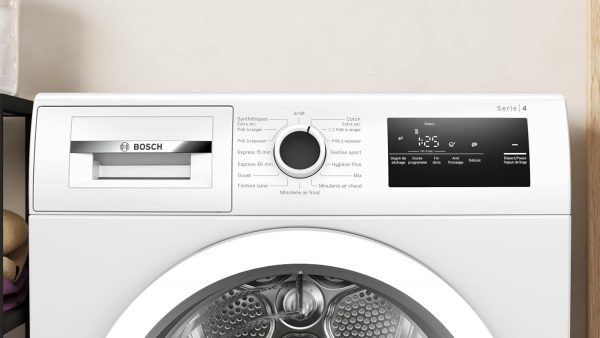 Bosch WTN83218FR Série 4 - Sèche-linge à condensation - 7kg - 112 L - Design Antivibration - Blanc