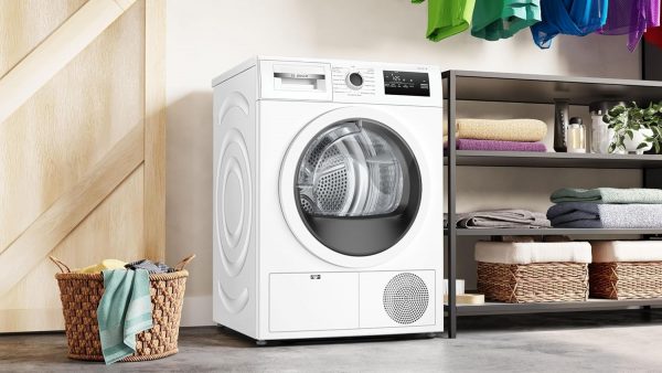 Bosch WTN83218FR Série 4 - Sèche-linge à condensation - 7kg - 112 L - Design Antivibration - Blanc