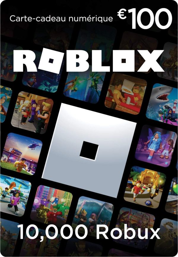 Carte Cadeau Roblox - 2 000 Robux (article virtuel exclusif inclus) (Code numérique pour ordinateur, téléphone, tablette, Xbox One, Xbox Series X|S, Oculus Rift et HTC Vive)