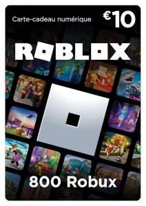 Carte Cadeau Roblox - 800 Robux (article virtuel exclusif inclus) (Code digital pour ordinateur, téléphone, tablette, Xbox One, Xbox Series X|S, Oculus Rift et HTC Vive)