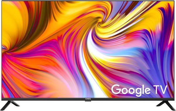 CHIQ L40H7G Téléviseur Intelligent 40 Pouces, Full HD 1080P Design Slim Google TV, Assistant Google, Chromecast intégré HDR10&HLG, Mode Audio Dolby Triple Tuner Vidéo 2023