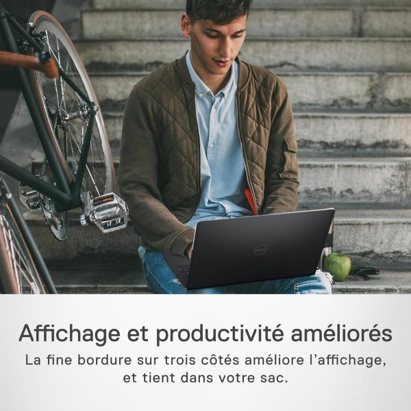 Dell Inspiron 15 3520 Ordinateur Portable, Processeur Intel Core i5-1235U, Écran 15,6" FHD 120HZ, 16Go RAM, 512Go SSD, Graphique Intel UHD, Windows 11 Home, Noir Carbone