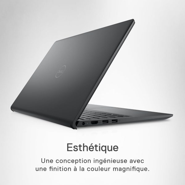 Dell Inspiron 15 3520 Ordinateur Portable, Processeur Intel Core i5-1235U, Écran 15,6" FHD 120HZ, 16Go RAM, 512Go SSD, Graphique Intel UHD, Windows 11 Home, Noir Carbone