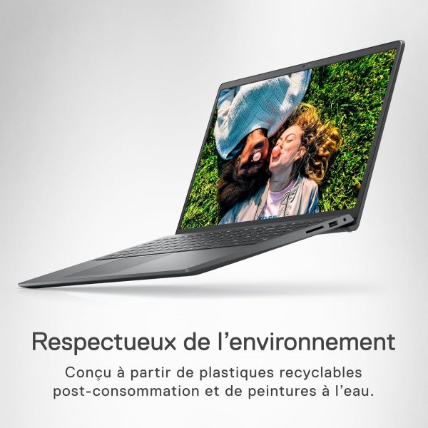 Dell Inspiron 15 3520 Ordinateur Portable, Processeur Intel Core i5-1235U, Écran 15,6" FHD 120HZ, 16Go RAM, 512Go SSD, Graphique Intel UHD, Windows 11 Home, Noir Carbone