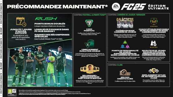 EA SPORTS FC 25 Édition Standard PS5 | Jeu Vidéo | Français