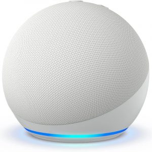 Echo Dot (5e génération, modèle 2022) | Enceinte connectée Bluetooth et Wi-Fi au son puissant encore plus imposant, avec Alexa | Blanc