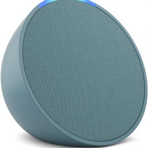 Echo Pop | Enceinte connectée Bluetooth et Wi-Fi compacte au son riche, avec Alexa | Vert canard