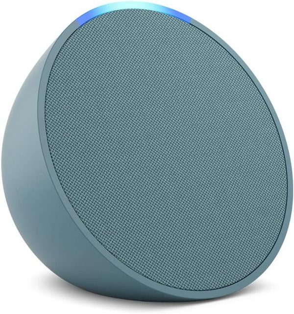 Echo Pop | Enceinte connectée Bluetooth et Wi-Fi compacte au son riche, avec Alexa | Vert canard