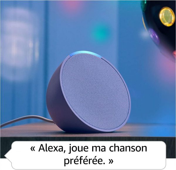 Echo Pop | Enceinte connectée Bluetooth et Wi-Fi compacte au son riche, avec Alexa | Vert canard