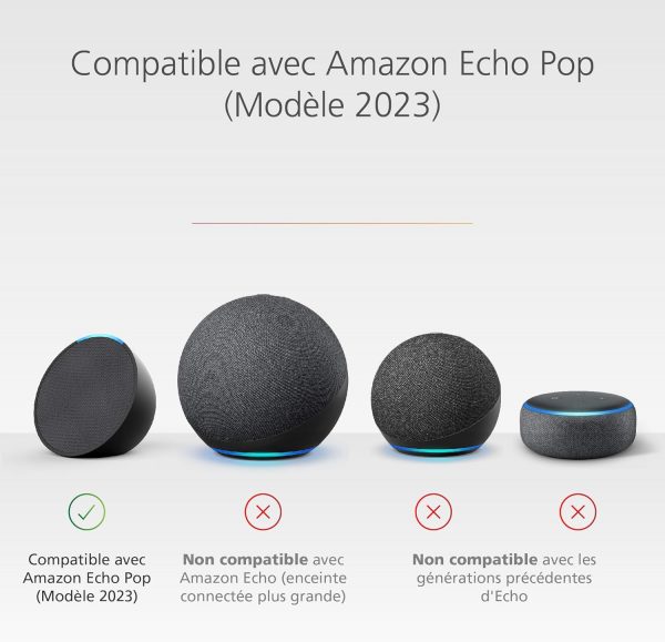 Echo Pop | Enceinte connectée Bluetooth et Wi-Fi compacte au son riche, avec Alexa | Vert canard