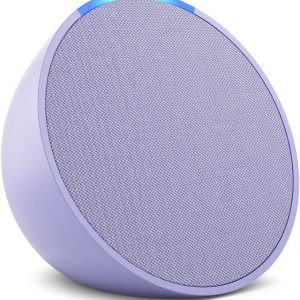 Echo Pop | Enceinte connectée Bluetooth et Wi-Fi compacte au son riche, avec Alexa | Lavande